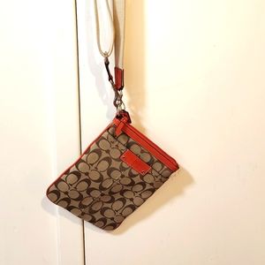 Coach crossbody retangular purse